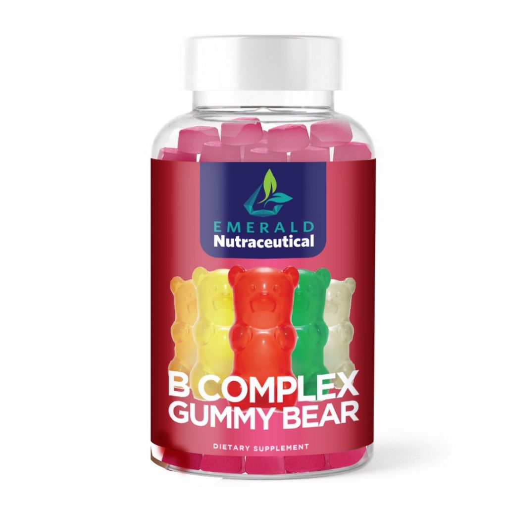 Private Label B Complex Gummy Bear Shape - Emerald Nutraceutical